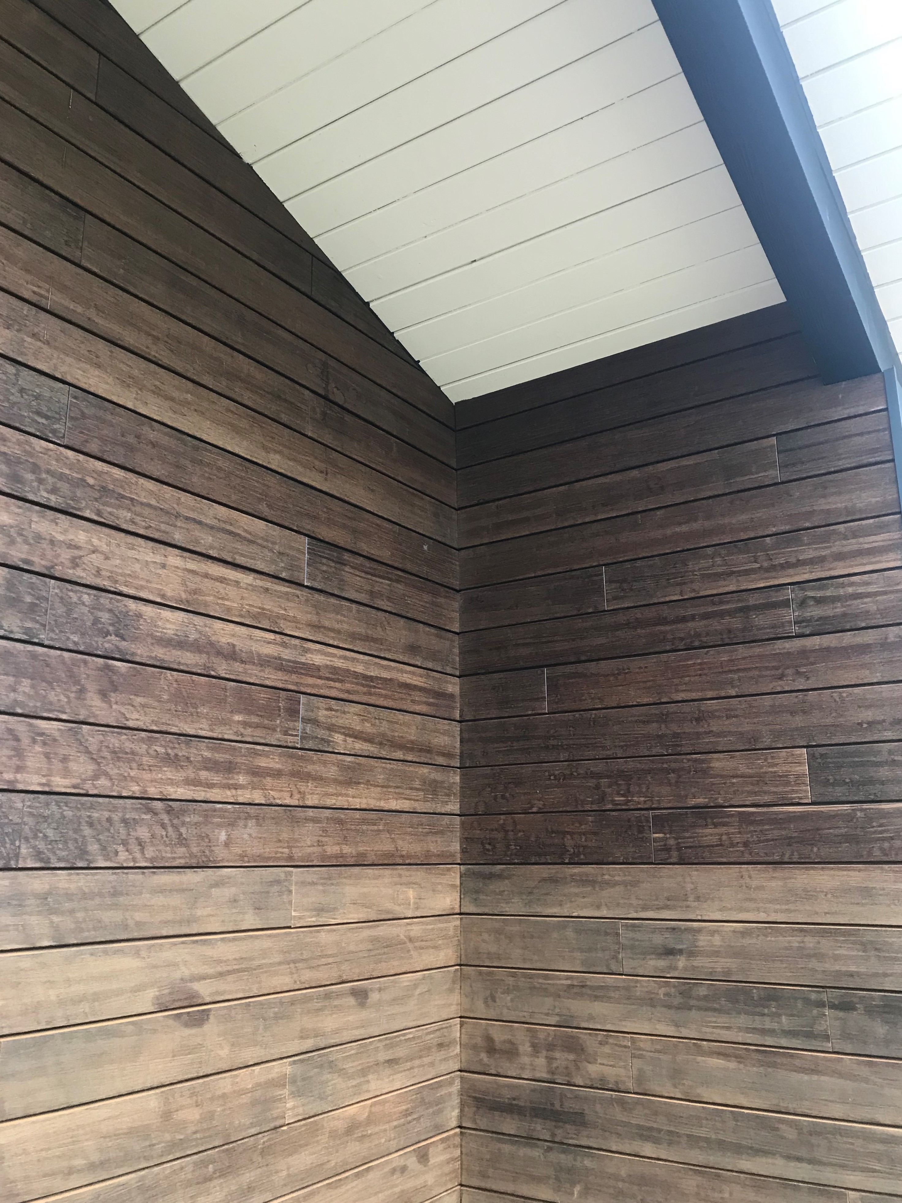 Moso Siding Before Stain